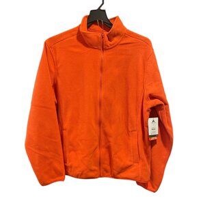 Men's Polar Fleece Jacket, Ozark Trail, M &L, Orange Cannon, NWT